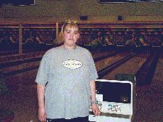 Michelle bowled her very first 200 game during state competition
